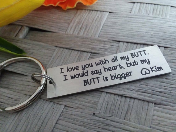 I love you keychain for her sale