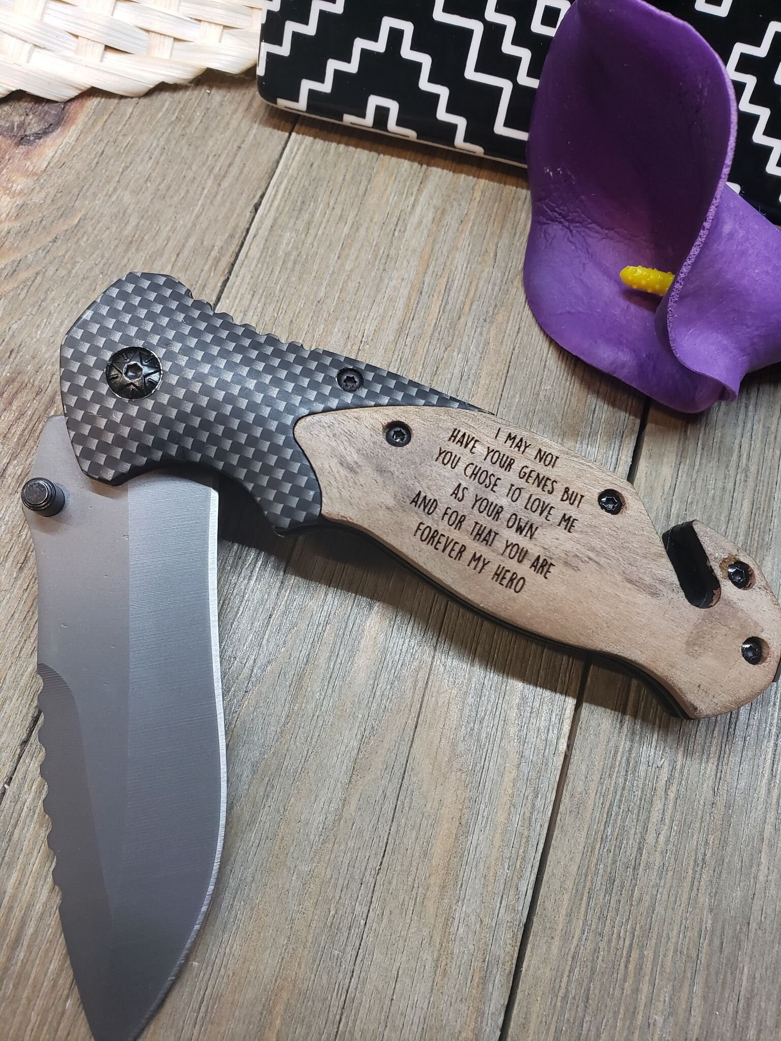 I may not have your genes knife, camping, hunting, gift, Christmas, b…