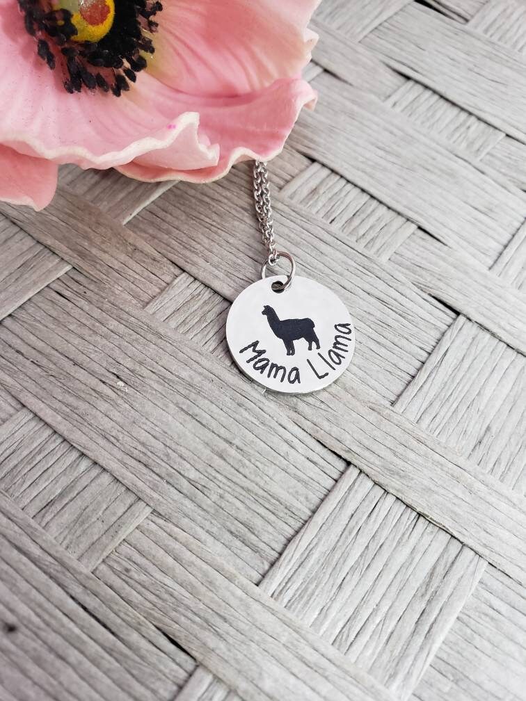 Mama llama necklace Clearance