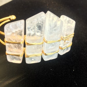 Snowy Quartz Bracelet