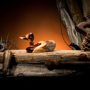 Cedar Fence Post Duck—Small. Gift for Him. Gift for Men. Father&#39;s Day Gift. Rustic Decoy. Duck Hunter Gift.