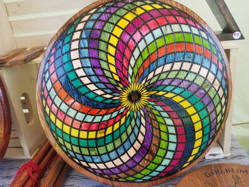 Rainbow End Table