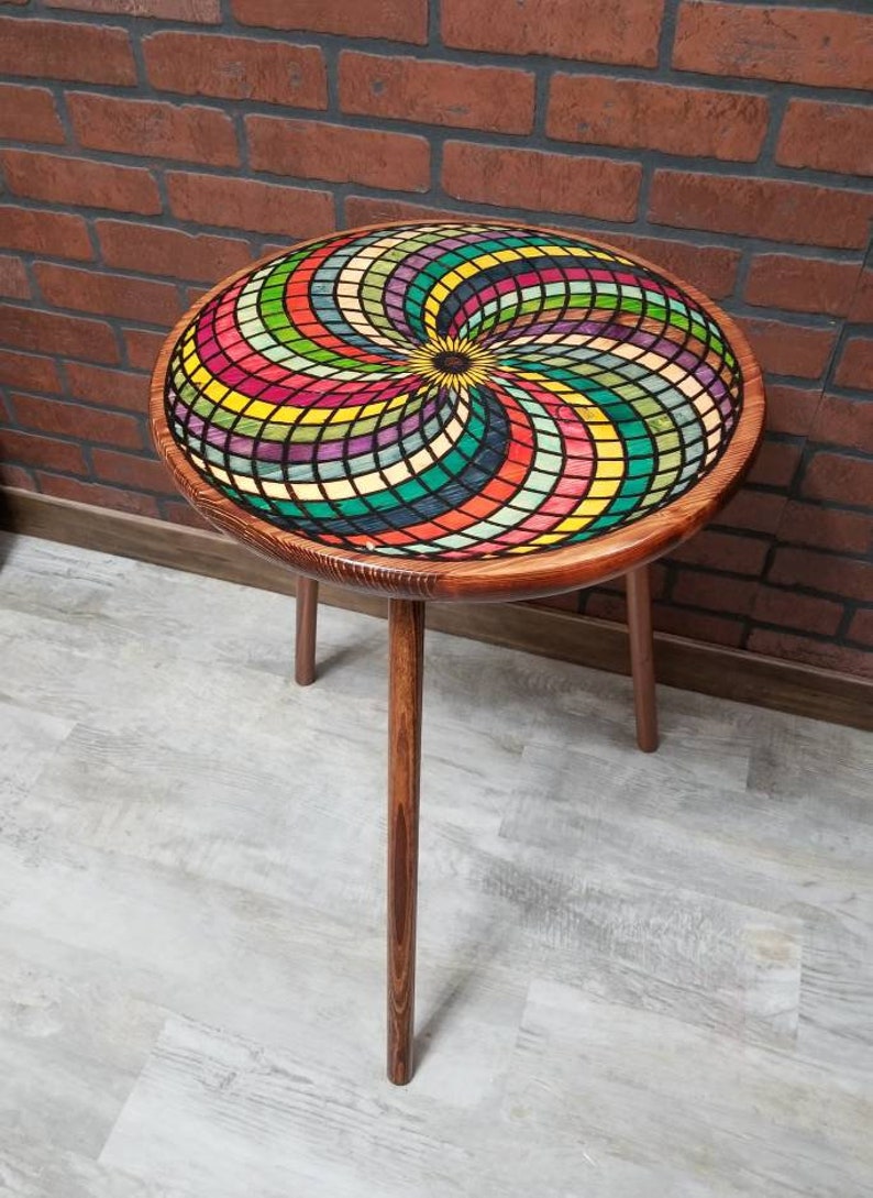 Rainbow End Table