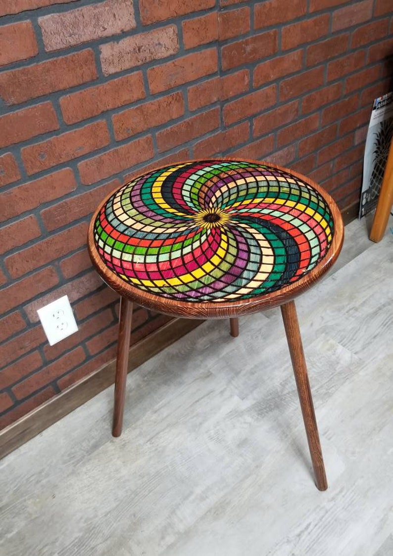 Rainbow End Table