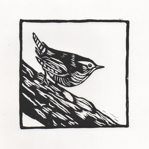 Wren Linocut Print, Original Linoprint, Bird Art, British Wildlife, 8x8 -  Etsy