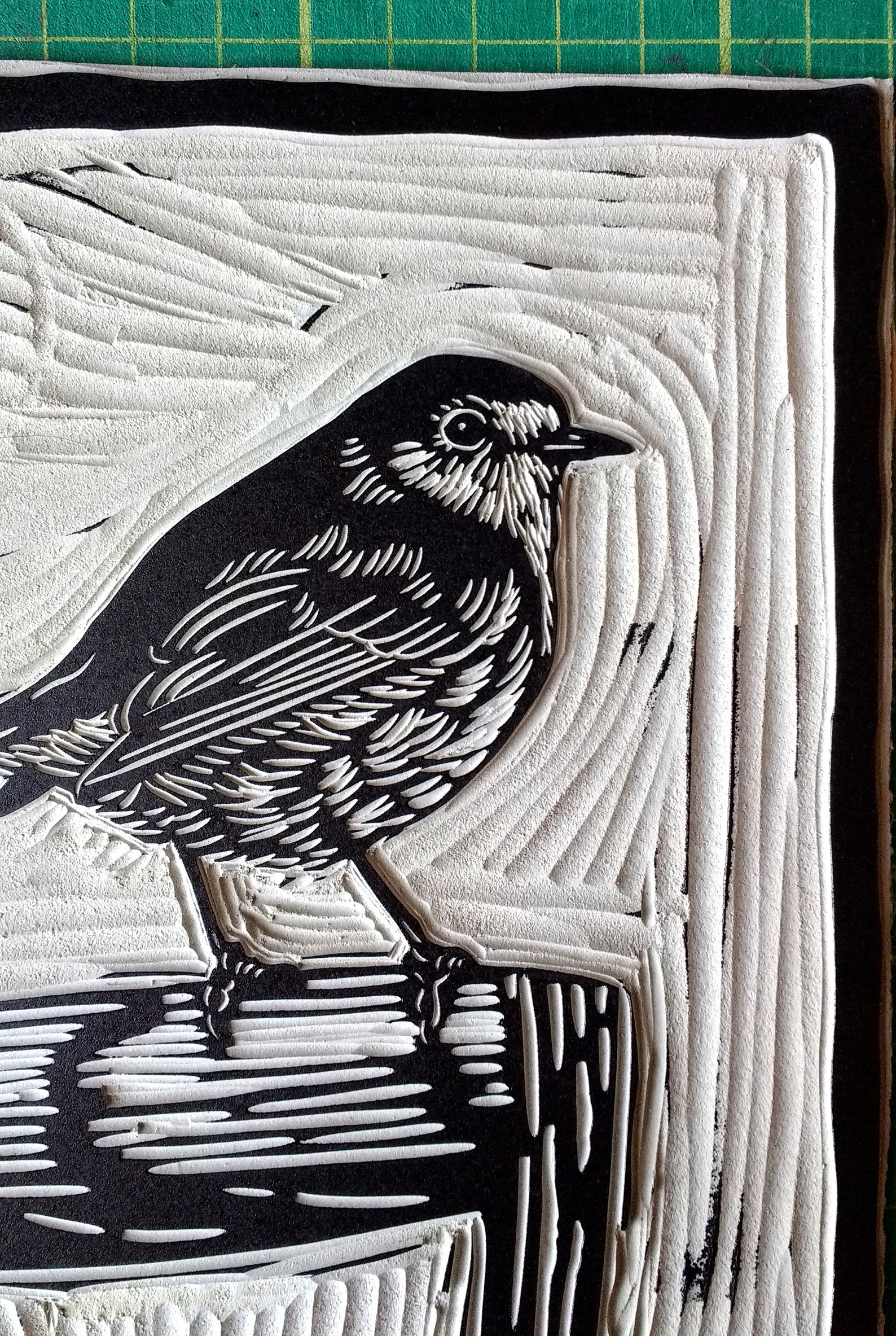 Robin Linocut Print Original Linoprint Remembrance/memorial Etsy UK