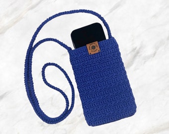Crochet Phone Bag, Phone Case, Crossbody Phone Purse, Mobile Phone Bag, Cell Phone Holder, Crossbody Purse, Phone Sleeve