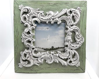 Rare Argento SC Victorian French Style Picture Frame / Baroque Decor