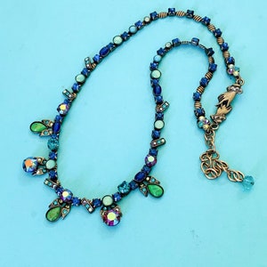 Collier en cristal Mary DeMarco / Bijoux vintage