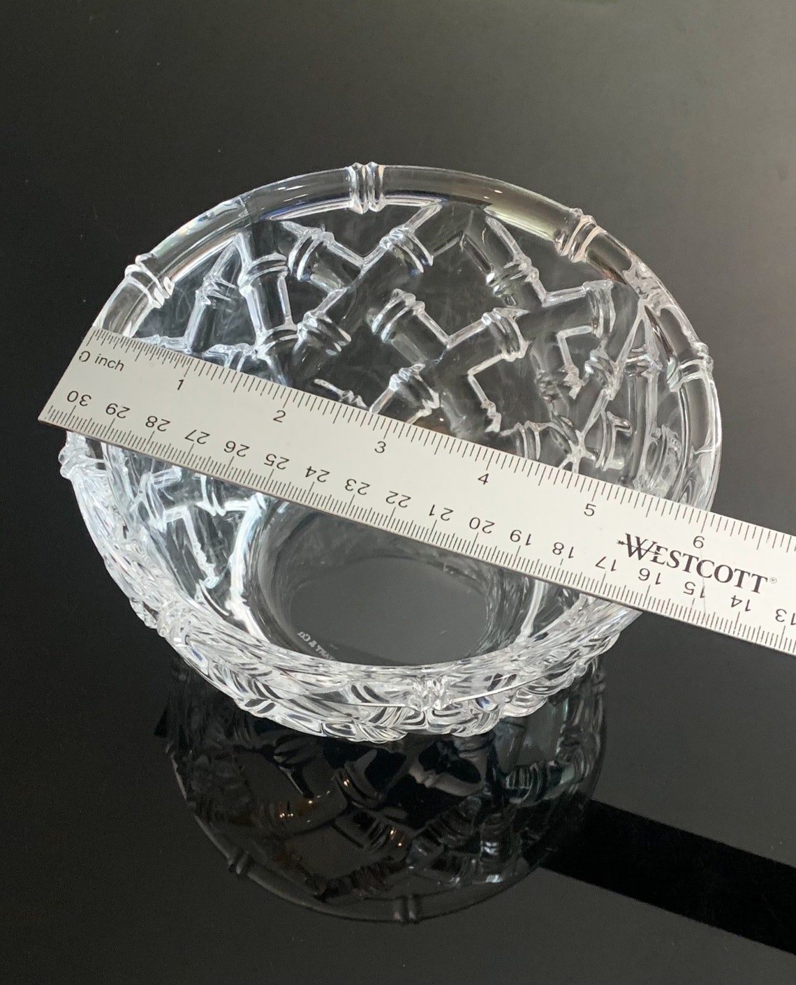 Tiffany & Co. crystal bowl / Tiffany decor Etsy