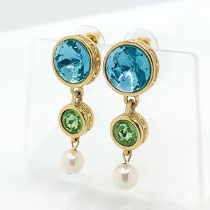 Vintage Givenchy Crystal Statement Earrings