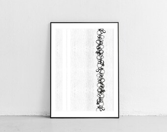 ART PRINT - Design - Knit - Art - Pattern - Abstract - A5 / A4 - Linked Dots -