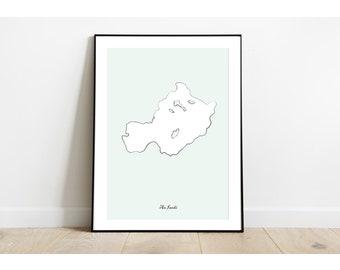 An Iarmhi - Co. Westmeath - Print - Art - Design - Illustration - Carte - Irlande - Irlande - Comté