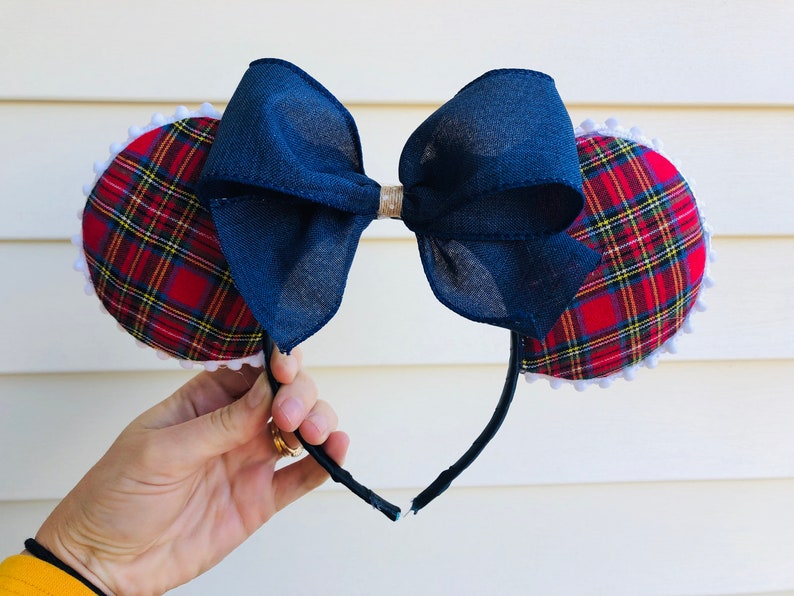 Flannel Ears Disney Flannel Headband Mickey Ears