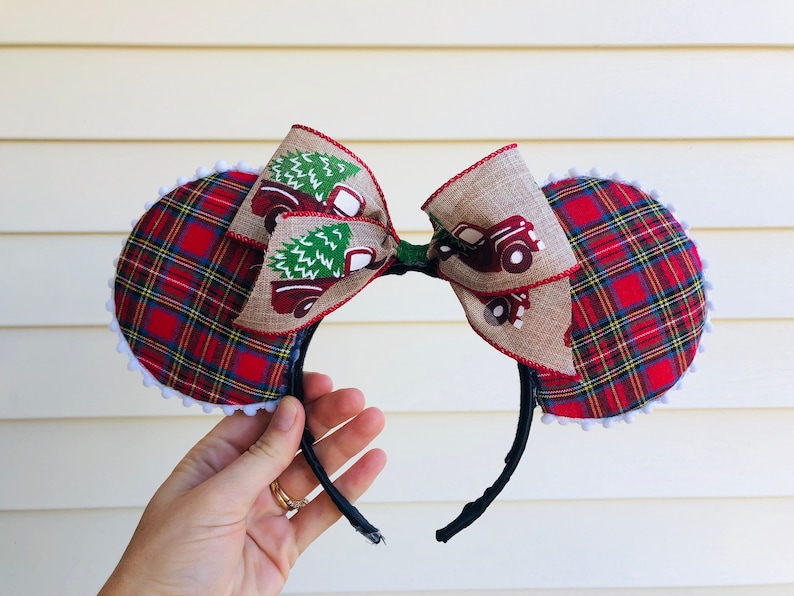 Flannel Ears Disney Flannel Headband Mickey Ears