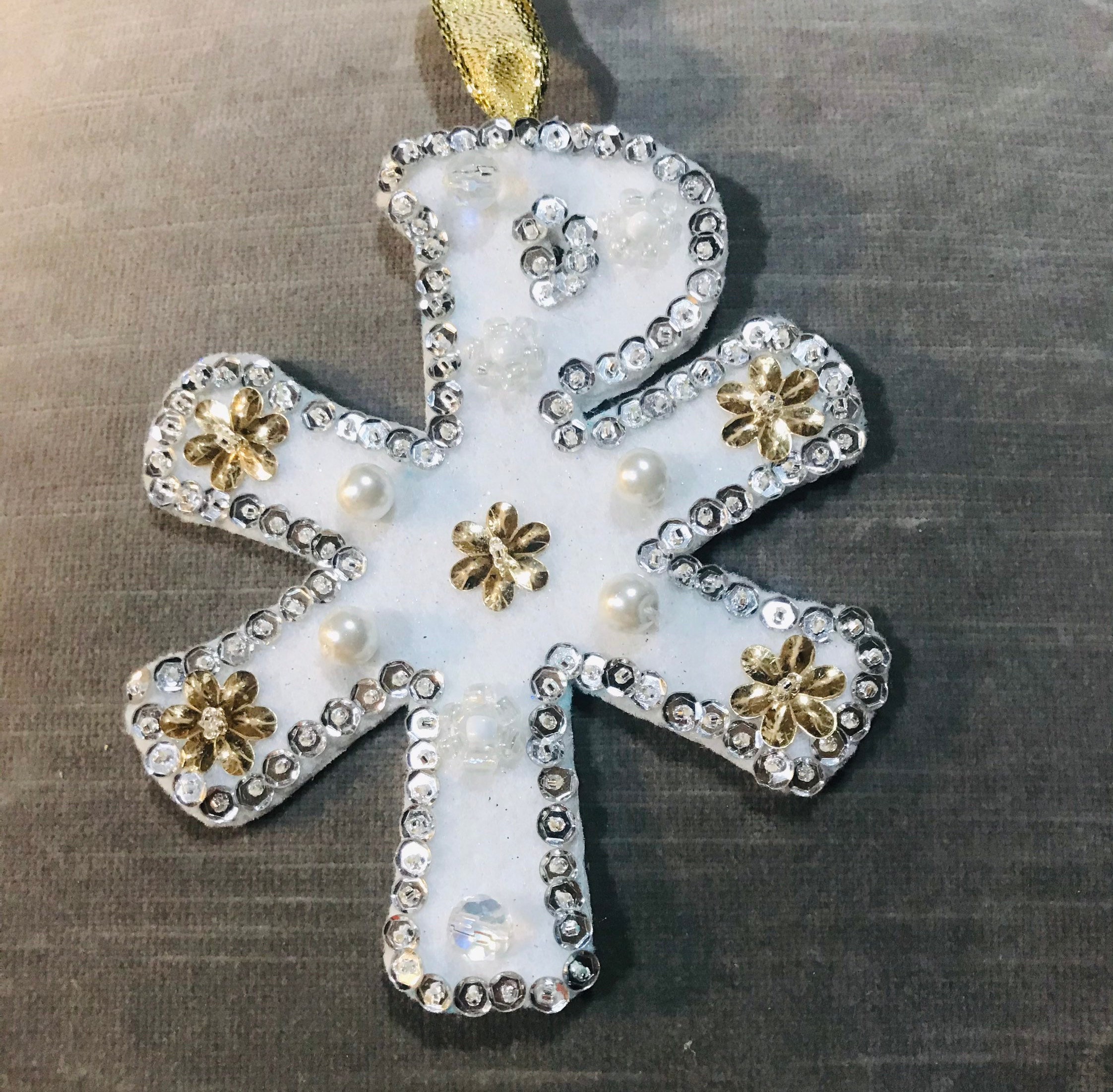 Handmade Chrismon Chi Rho Ornament Etsy