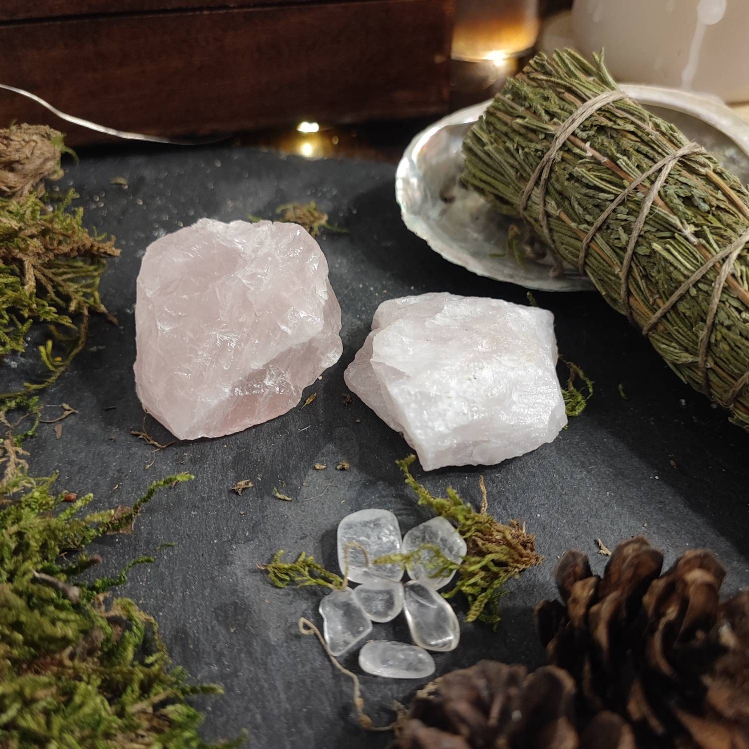 Quartz Rose Pierre Brute