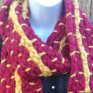 Maroon & Gold Scarf