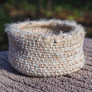 Neutral Crochet Basket