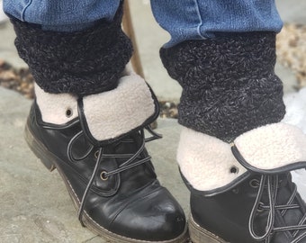 Black Boot Cuffs