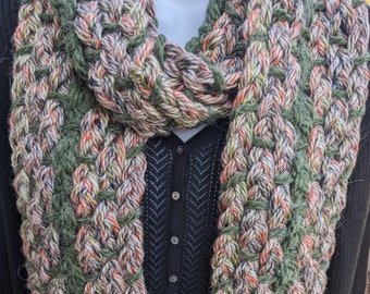 Autumn Green Scarf