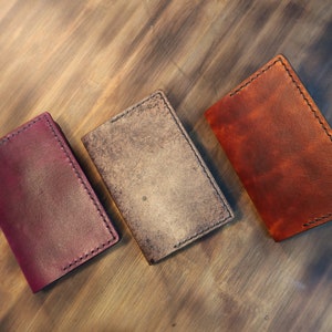 Porte carte en cuir