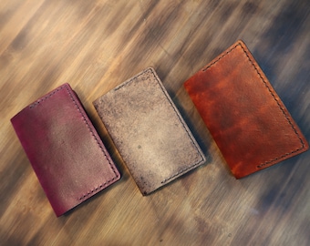 Leather card holder