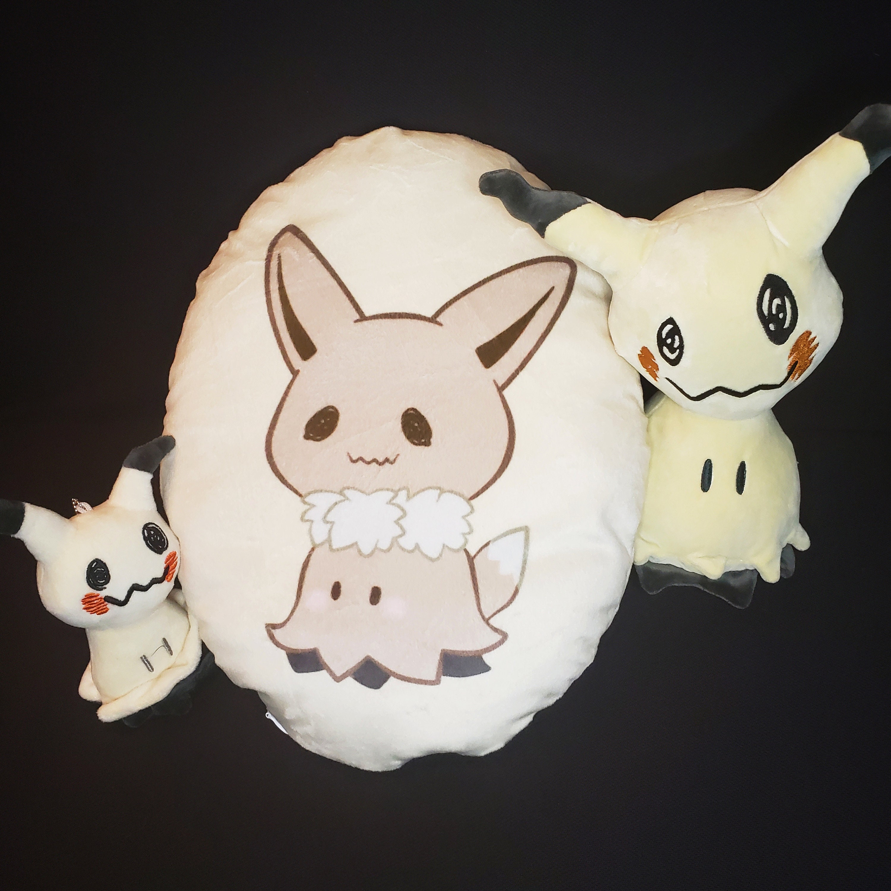 Pokemon Mimikyu Eeeveelution Pillow Eevee Etsy