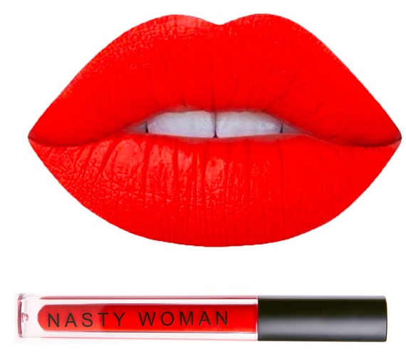 Rouge à Lèvres Rouge Femme Nasty Rouge à Lèvres Végétalien Rouge à Lèvres Mat Rouge