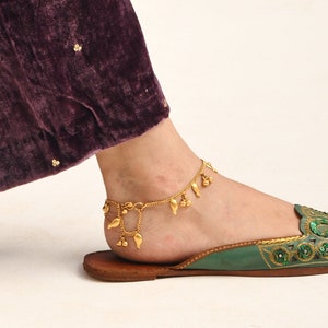 Gold Chain Designer Anklet, Body Chain Jewelry, Anklet Bracelet, Designer Anklet, Dainty Anklet, Beautiful Gift For Her, Gold Jewelry