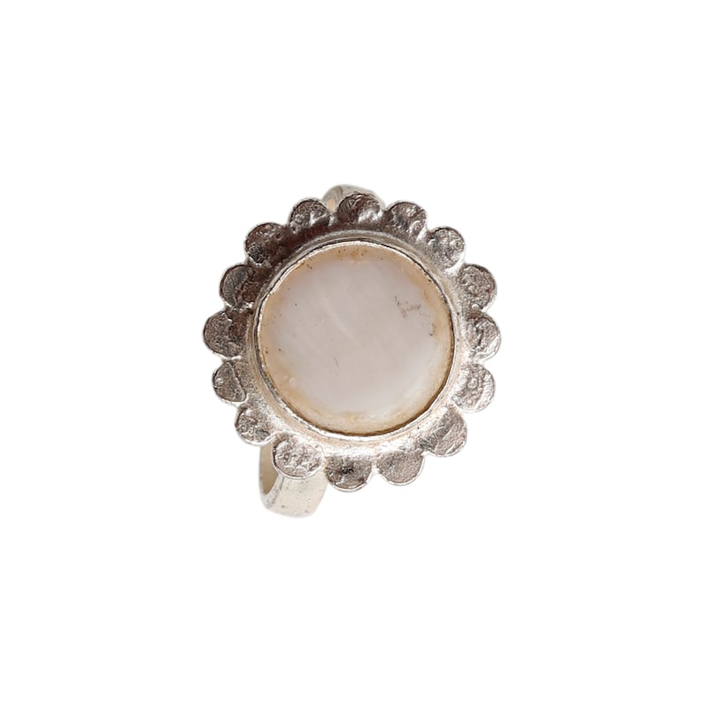 Wedding Ring Jewelry Christmas Gift For Her Vintage Pearl Silver Ring Beautiful Dainty Ring Cocktail Ring Jewelry Silver Ring Jewelry