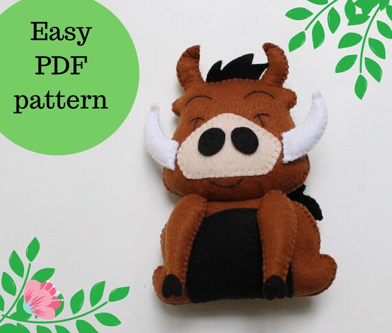 warthog soft toy