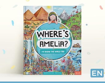 Personalized Search-And-Find Book: My World Trip - Customizable Gift for Kids