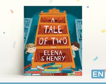 Livre pour deux enfants, Livre personnalisé 'A Tale of Two' Cadeaux pour deux enfants de 2 à 8 ans, Pour frères et sœurs, Cadeau pour cousins ou meilleurs amis