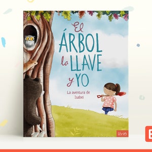 Libro infantil personalizado El árbol, la llave y yo, regalo de cumpleaños personalizado para niños de 1 a 7 años, un recuerdo único. 画像 1