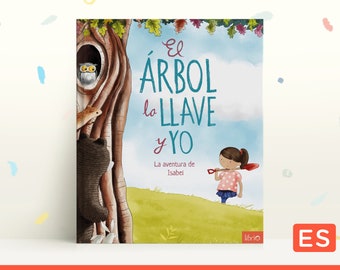 Libro infantil personalizado ‘El árbol, la llave y yo’, regalo de cumpleaños personalizado para niños de 1 a 7 años, un recuerdo único.