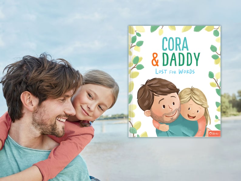 Lost for Words, a personalized book featuring father and child a perfect gift for dads afbeelding 5