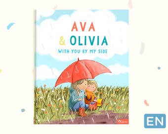 Personalized Storybook for Siblings: With you by my Side - Gift for Birthdays