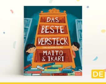 Personalisiertes Kinderbuch für zwei Kinder – Das beste Versteck | Geschenk für Geschwister oder Freunde 2–8 Jahre