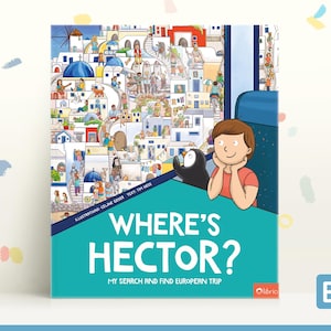 Personalized Search-And-Find European Adventure Book for Kids