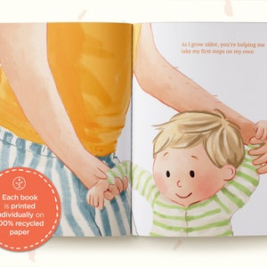 Lost for Words, a personalized book featuring father and child a perfect gift for dads image 10