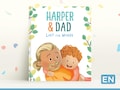 Personalized Dad Book: Lost for Words - Customized Gift for Father's Day or Birthday