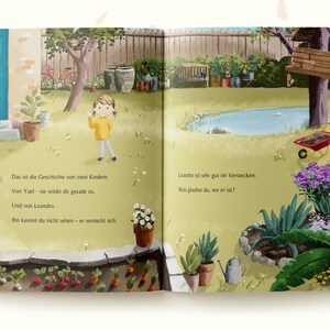 Personalisiertes Bilderbuch 'Das Beste Versteck' Personalisierbar für zwei Kinder 2-8, für Geschwister, Geschenk für Cousins & beste Freunde Bild 7