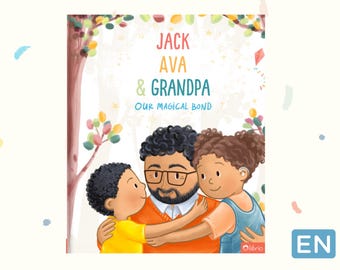 Personalized Book for Grandparents with Two Grandchildren: Our Magical Bond - Custom Gift for Birthdays