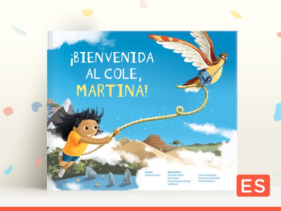 Libro De Dibujos Personalizado bienvenidos Al Cole Regalo De Cumpleaños  Personalizados Para Niños De 4 a 8 Años, Recuerdos únicos 