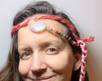 Third Eye Beaded Crown