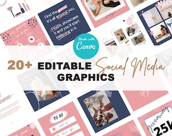 Social Media Editable Template| Beauty Spa | Canva Social Media Marketing | blogger Marketing