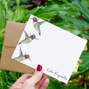 Papelería Hummingbird - Papelería personalizada o en blanco - Tarjetas y sobres planos