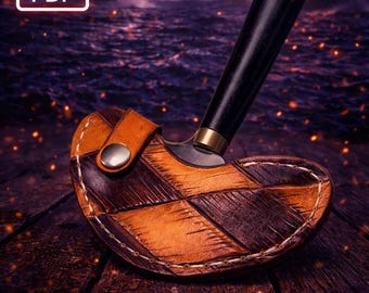 PDF Digital Leather Pattern – Round Knife Sheath – Hand-Cut Pattern Only