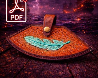 PDF Alaskan ULU Knife Sheath Leather Pattern| Leatherworking Pattern | Digital Download